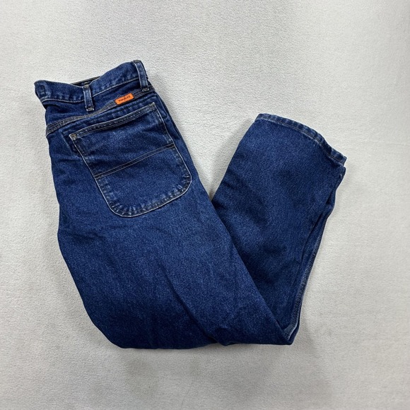 Wrangler Riggs FR Jeans Mens 36 Blue FR CAT 2 NFPA 2112 Denim Workwear - Picture 1 of 16